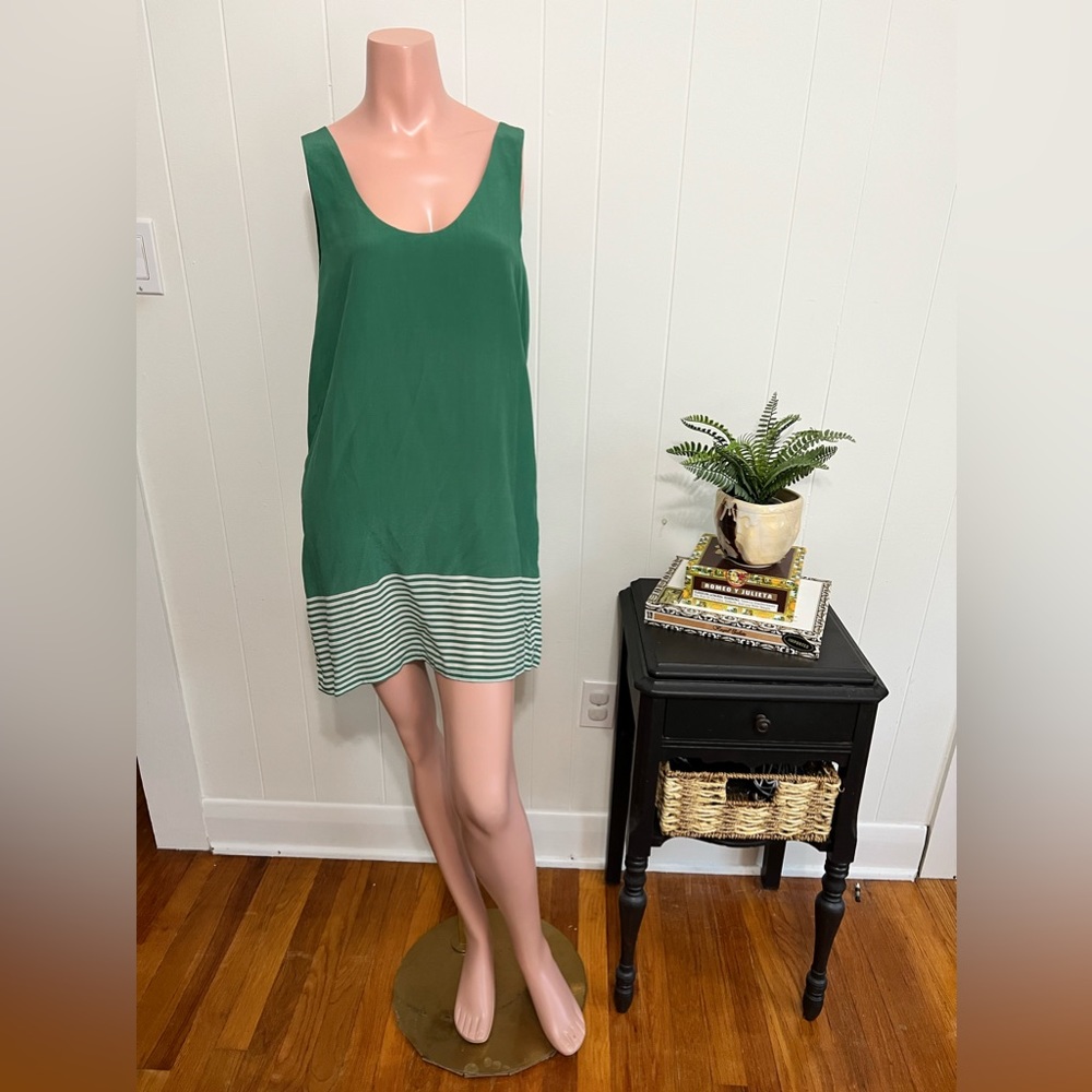 Silk JOIE green dress